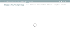 Desktop Screenshot of maggiemcallister.co.uk